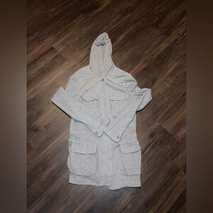 IIsli women’s grey Hooded sweater size 6